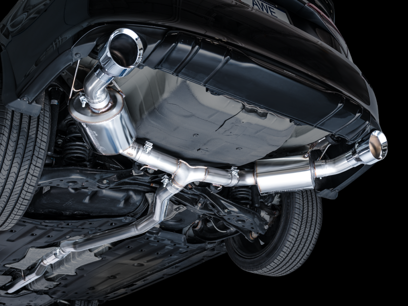 AWE Tuning 22+ Honda Civic Si/Acura Integra Touring Edition Catback Exhaust - Dual Chrome Silver Tip