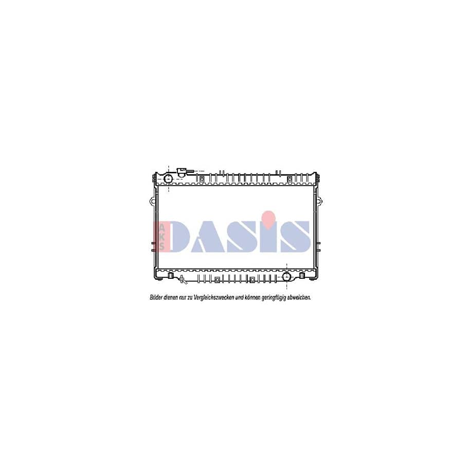 AKS Dasis 213840N Engine Radiator for Toyota Land Cruiser