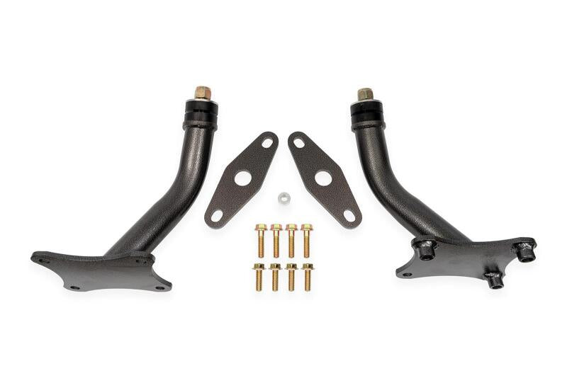 BMR Suspension BMR 16-24 Chevrolet Camaro (6th Gen) Motor Mount Kit w/ Solid Bushings - Black Hammertone