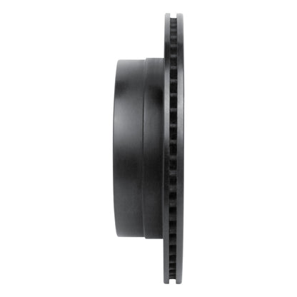 R1 Concepts R1 07-15 Chevrolet Equinox Rear Left Drilled & Slotted Black Brake Rotor