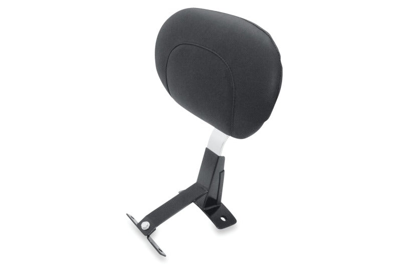Mustang Motorcycle Mustang 08-21 Harley FL Touring Driver Backrest Kit w/Black Pearls - Black