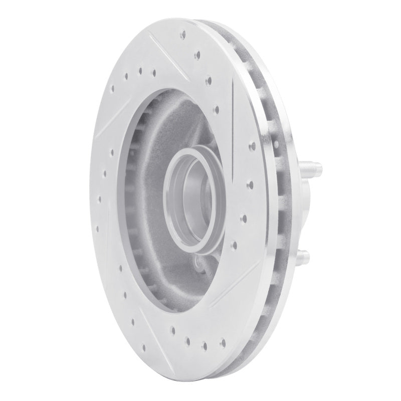 R1 Concepts R1 98-02 Ford Ranger (USA/Canada) Front Left Drilled & Slotted Silver Brake Rotor