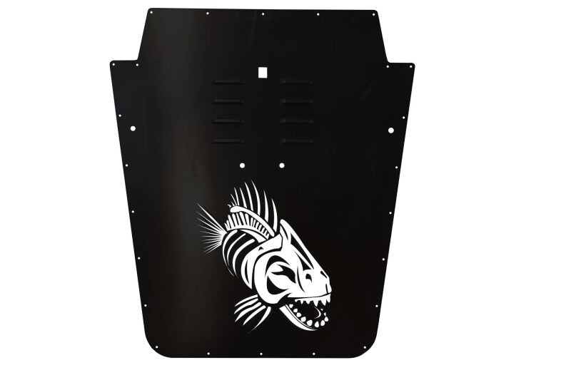 Fishbone Offroad 07-12 Jeep Wrangler JK Hood Louver - Black
