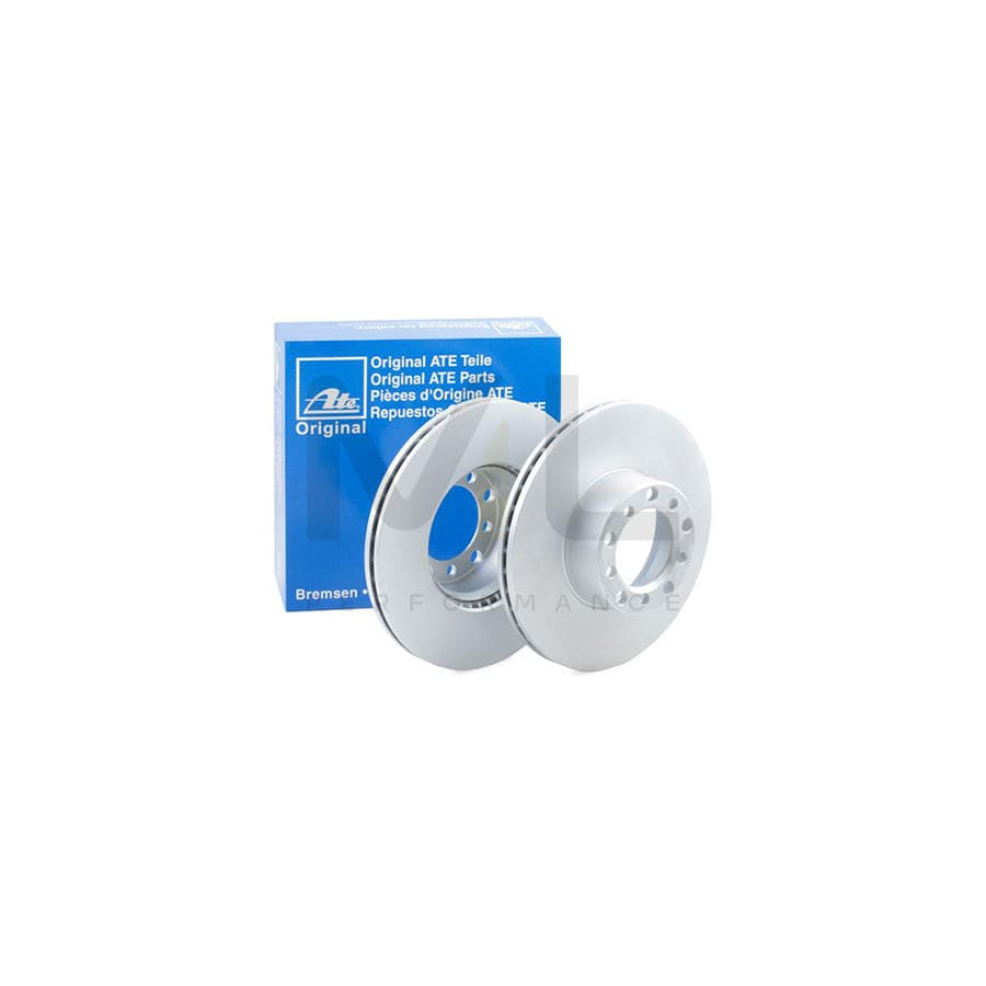 ATE 24.0122-0116.1 Brake Disc Vented, Coated  - 1 piece