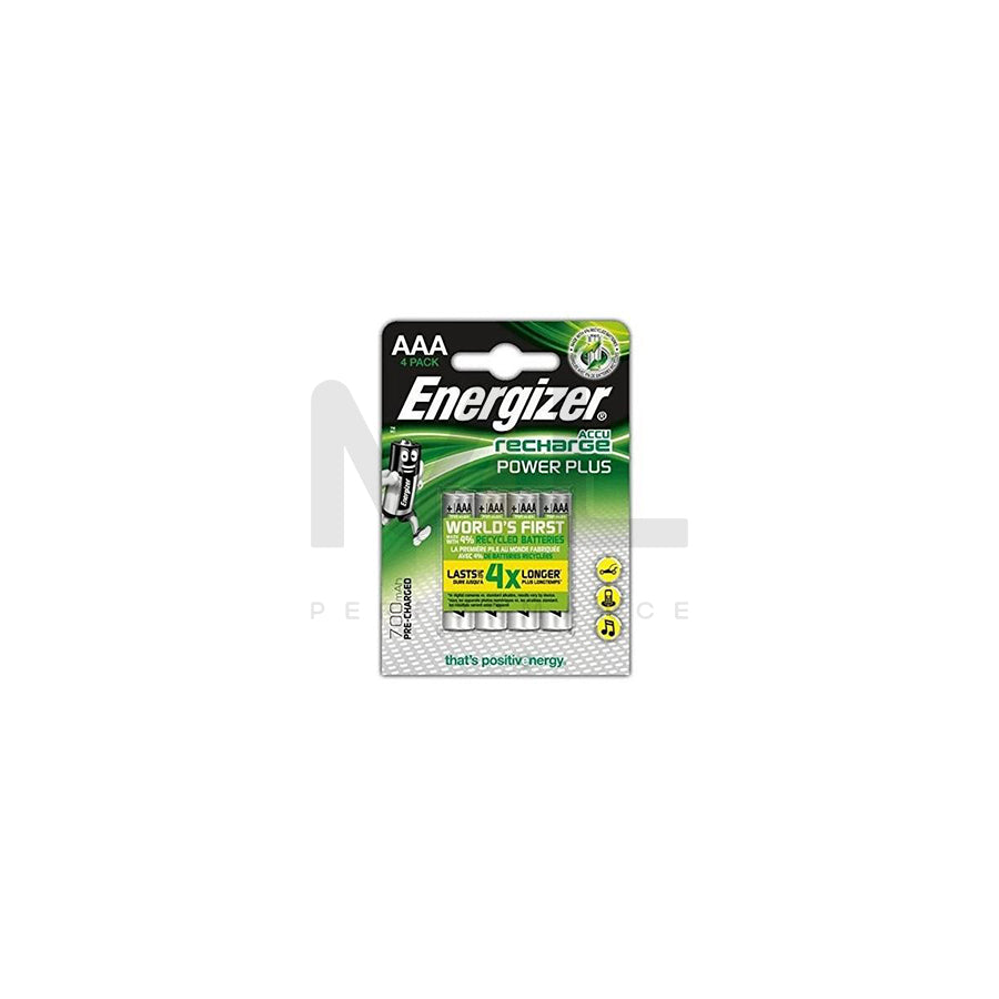 ENERGIZER AAA (HR03), Power Plus E300626600 Battery 1.2V, 700mAh, standard, 4