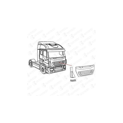 Covind 530/162 Air Deflector, Driver Cab