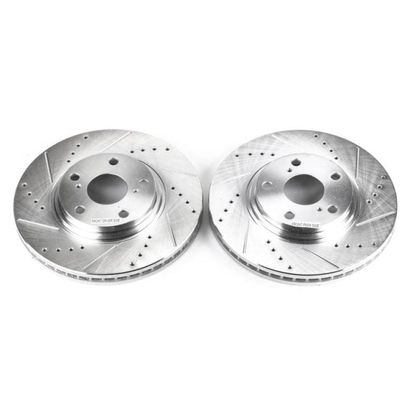 PowerStop Power Stop 2003 Lexus ES300 Front Evolution Drilled & Slotted Rotors - Pair