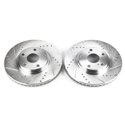 PowerStop Power Stop 2003 Lexus ES300 Front Evolution Drilled & Slotted Rotors - Pair