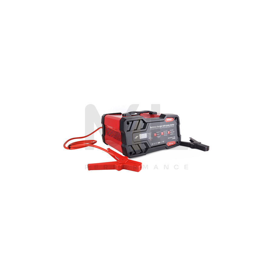 AMiO 02400 Battery Charger with jump starter, 12A, 12, 24V