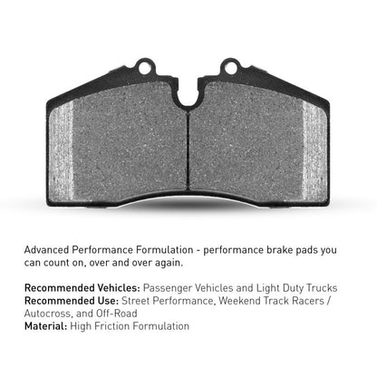 R1 Concepts R1 02-13 BMW M3 Front Performance Sport Brake Pads