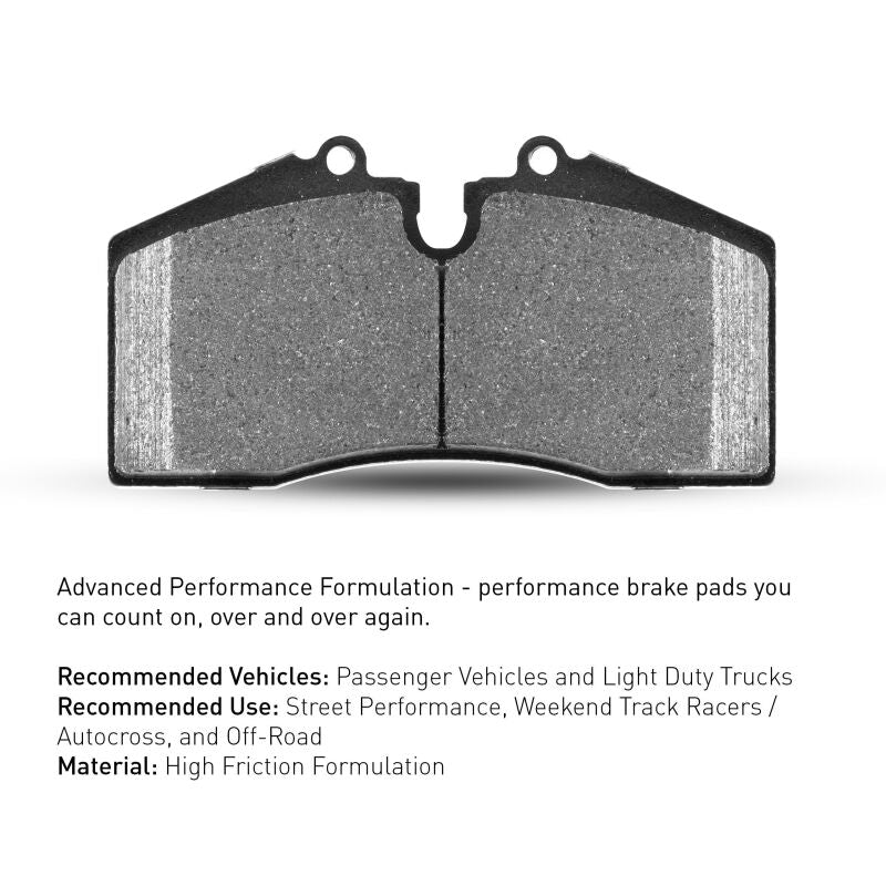 R1 Concepts R1 98-02 Chevrolet Camaro Front Performance Sport Pads & Hardware Kit