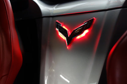 ORACLE Lighting Oracle Corvette C7 Rear Illuminated Emblem - Red