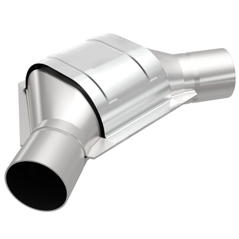 MagnaFlow Universal Catalytic Converter 2.00inch Angled Inlet/Outlet