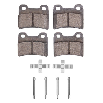 R1 Concepts R1 95-97 Kia Sephia Rear Optimum OE Pads & Hardware Kit