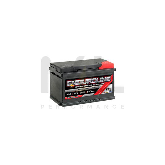 Enduroline 100 EFB Start Stop Car Battery 65Ah