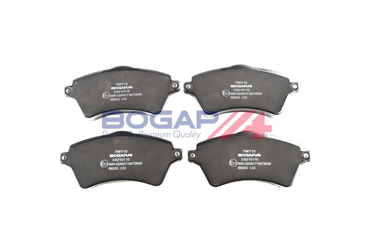 BOGAP E8210110 Brake Pad Set, Disc Brake | ML Performance Car Parts