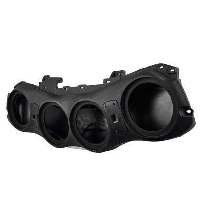 DS18 2024+ JL/JLU/JT Overhead Soundbar Enclosure Fits 4 x 8in Speakers-Black (Speakers not Included)
