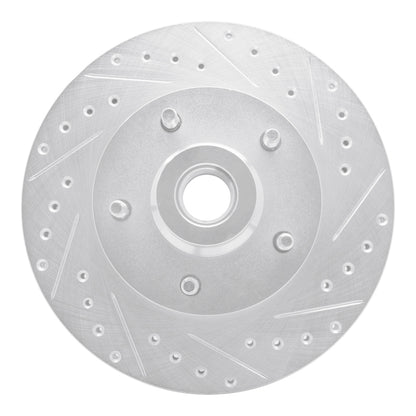 R1 Concepts R1 03-03 Dodge Ram 1500 Van Front Right Drilled & Slotted Silver Brake Rotor