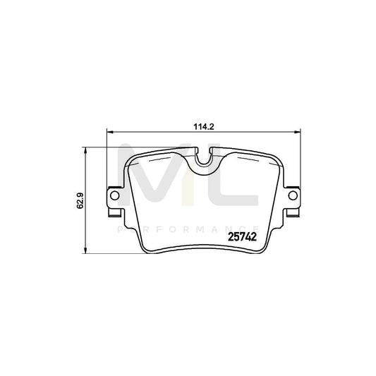 Hella 8DB 355 021-391 Brake Pad Set Prepared For Wear Indicator | ML Performance Car Parts
