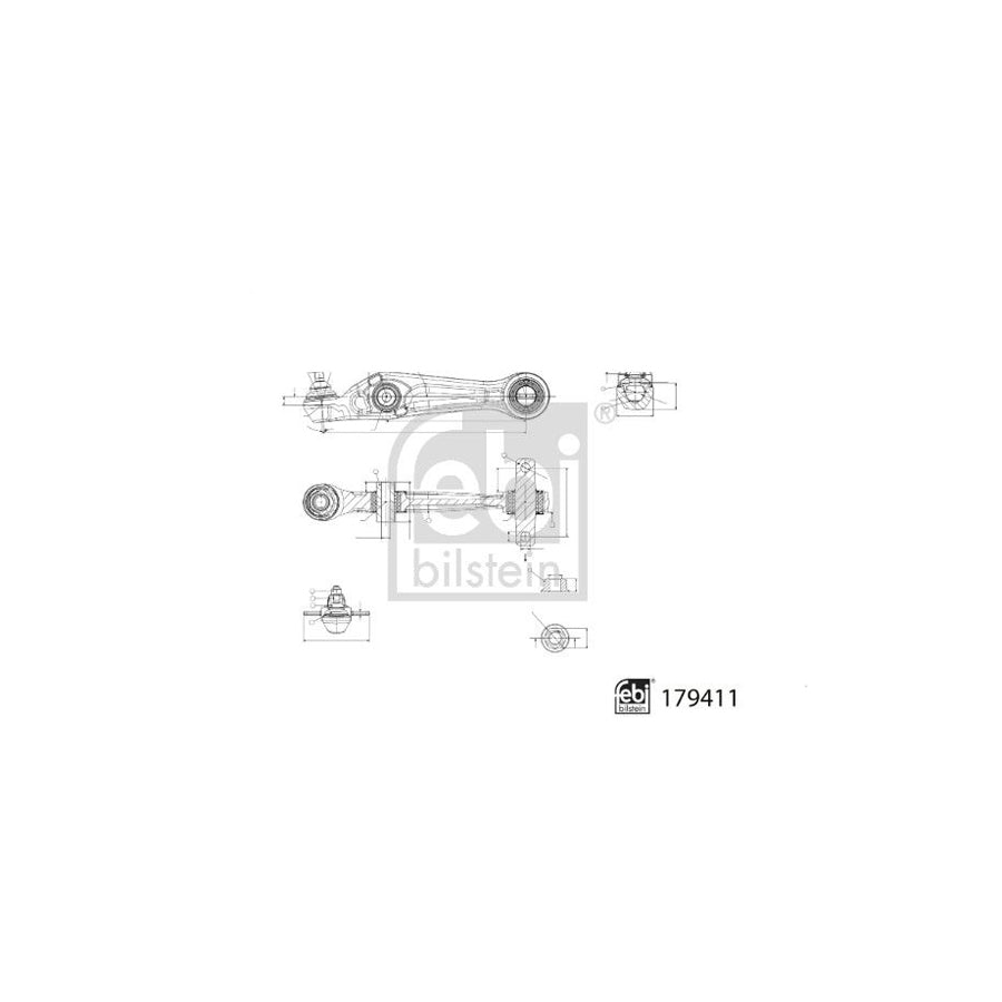 Febi Bilstein 179411 Suspension Arm For Tesla Model 3 (5Yj3)