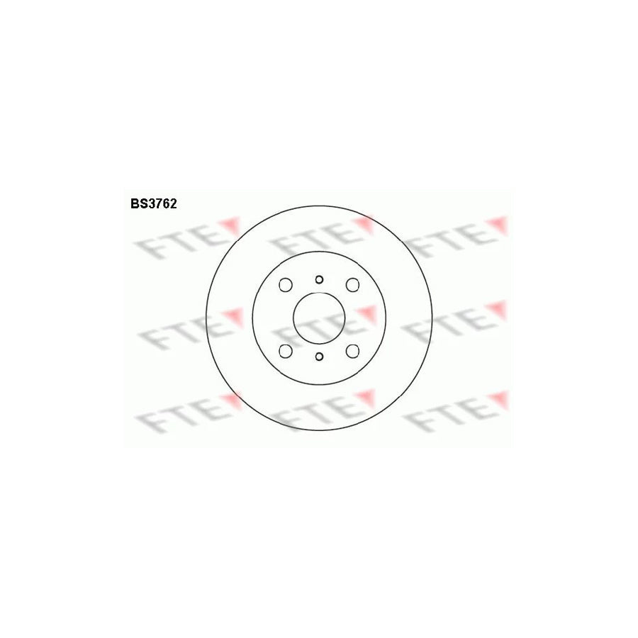FTE Bs3762 Brake Disc for Toyota Corolla