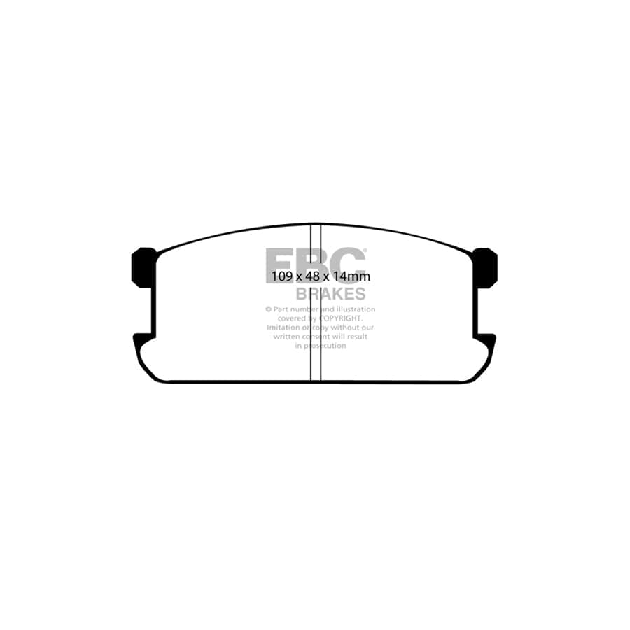 EBC PDKF1339 Mitsubishi Sigma Ultimax Front Brake Pad & Plain Disc Kit 2 | ML Performance UK Car Parts