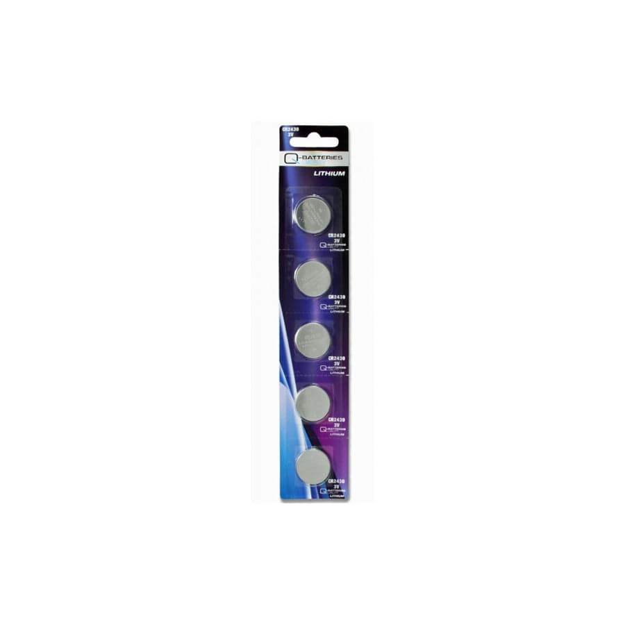 Q-Batteries Discontinued CR2430 Lithium button cells 3V (5er blister)