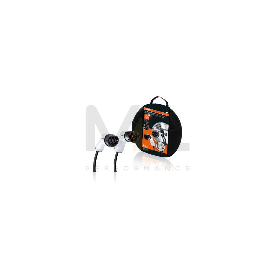 OSRAM OCC23205 Charging cable Charging coupler type 2, Charging plug type 2, 32A, 7.2kW, 5m, Phases 1, 240V, IP65