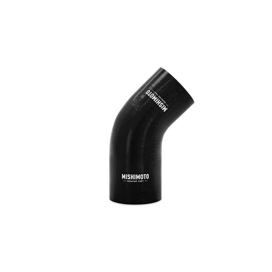 Mishimoto MMCP-R45-2025BK Silicone Reducer Coupler 45 Degree 2in to 2.5in - Black