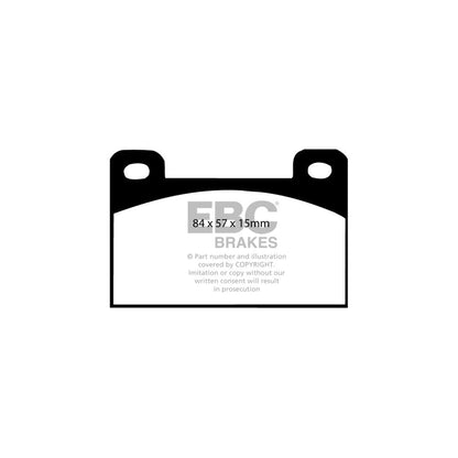 EBC DP288 Skoda Tatra Wartburg Ultimax Front/Rear Brake Pads 2 | ML Performance UK Car Parts