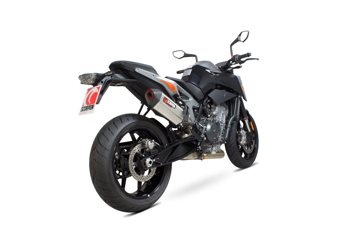 Scorpion RKT88SEO KTM 790 Duke Serket Parallel Slip-On - Brushed Stainless Steel Sleeve | ML Performance UK UK