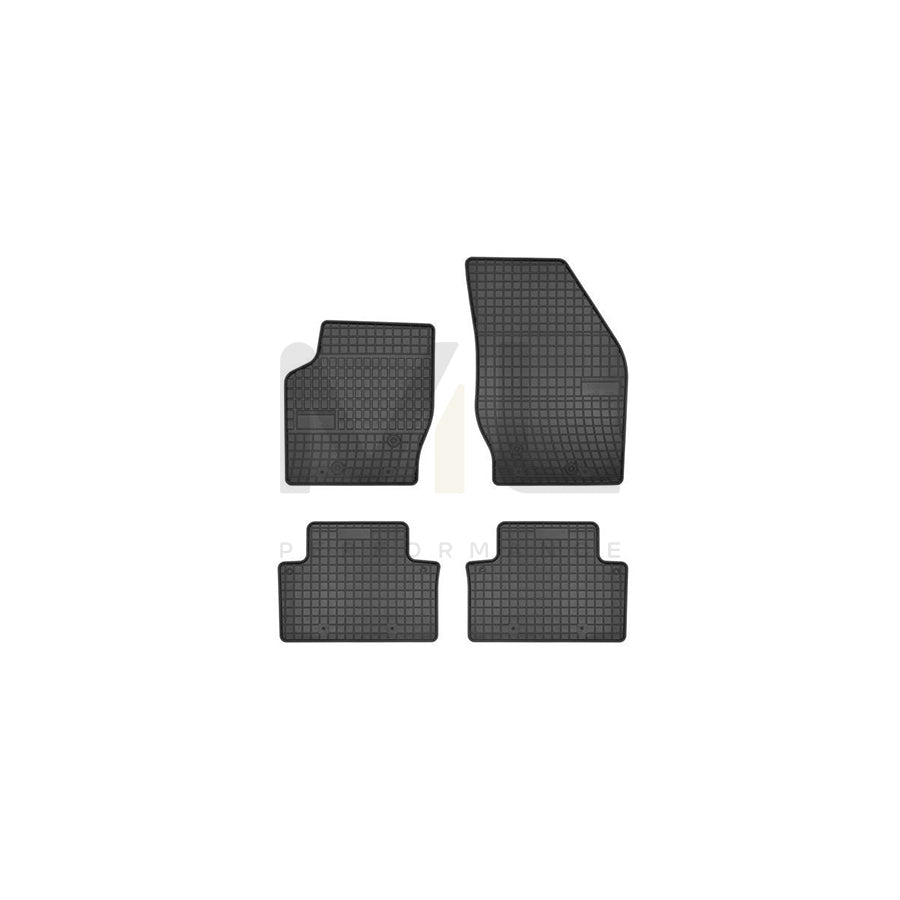 FROGUM Tailored 0944 Floor mat set for VOLVO XC90 I (C, 275) Elastomer, Front and Rear, Quantity: 4, Black, (LHD)