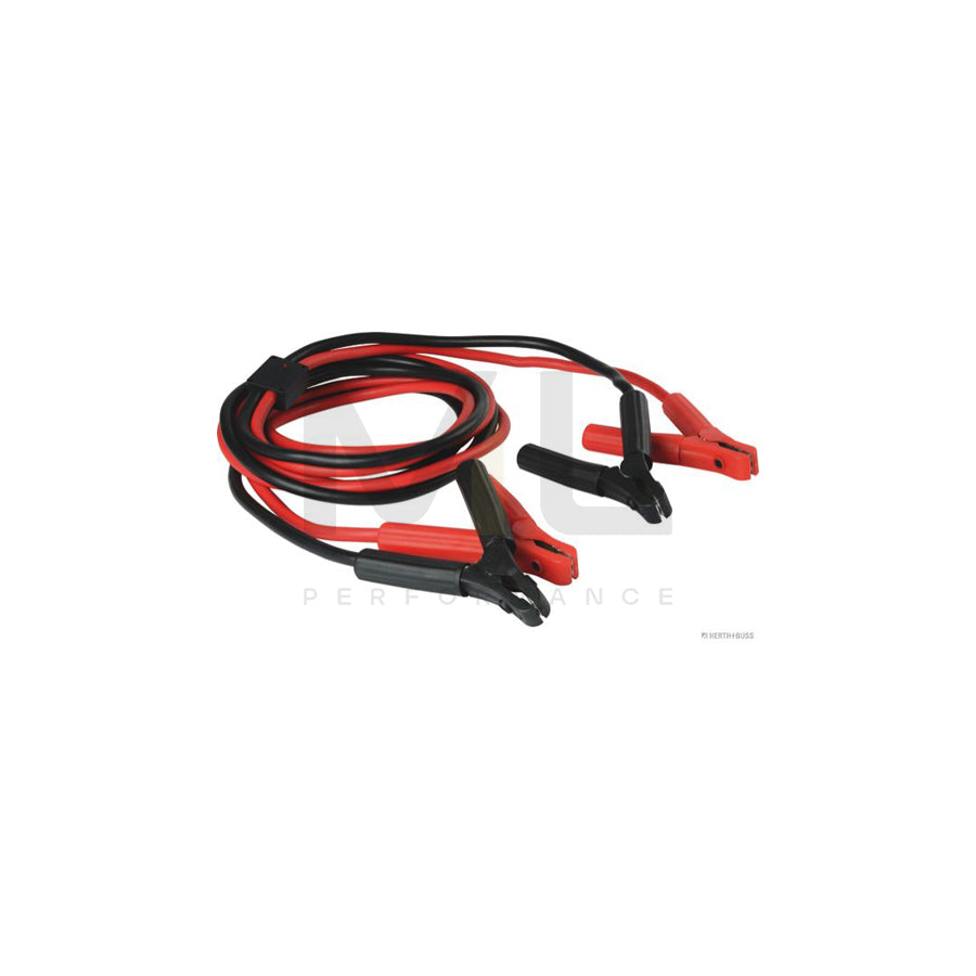 HERTH+BUSS ELPARTS 52289865 Jump leads with cast iron insert, with earth strap, with steel plate pliers, with overvoltage protection, with storage bag, 350A