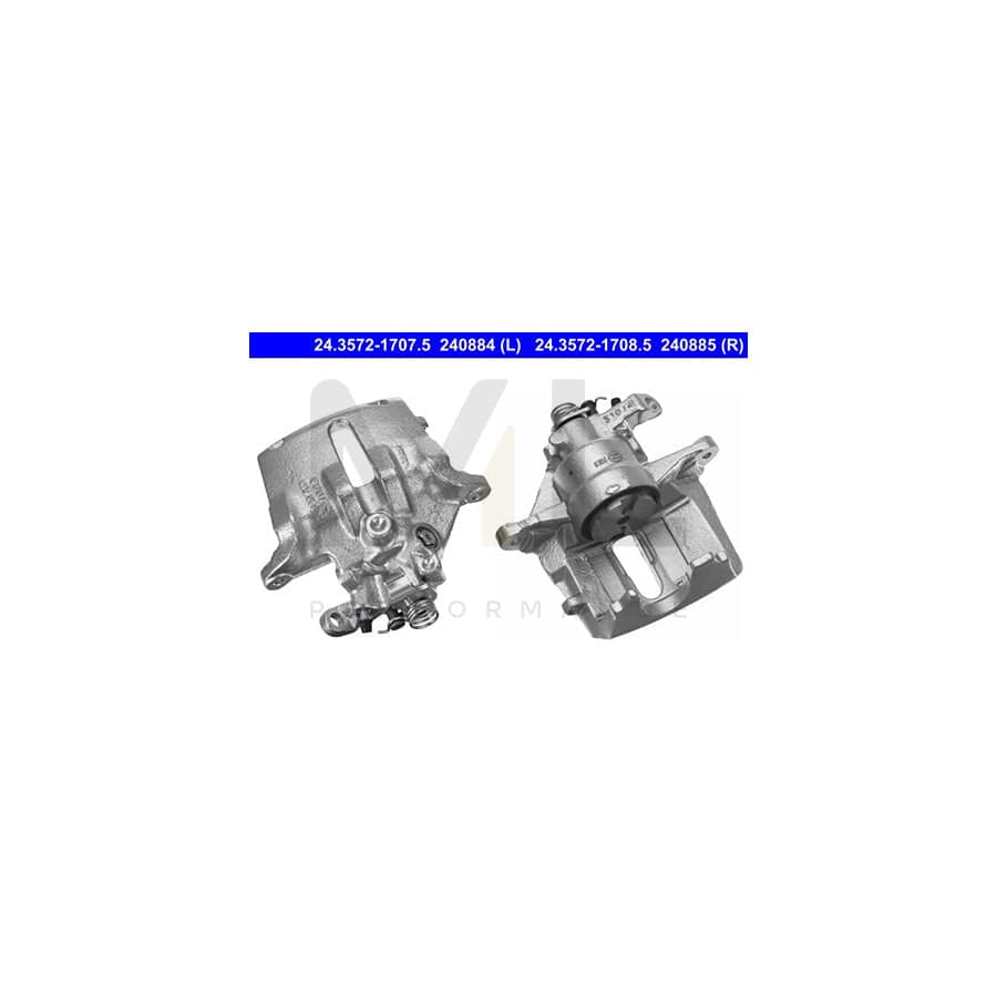ATE 24.3572-1707.5 Brake Caliper for CITRO?? C5 without holder