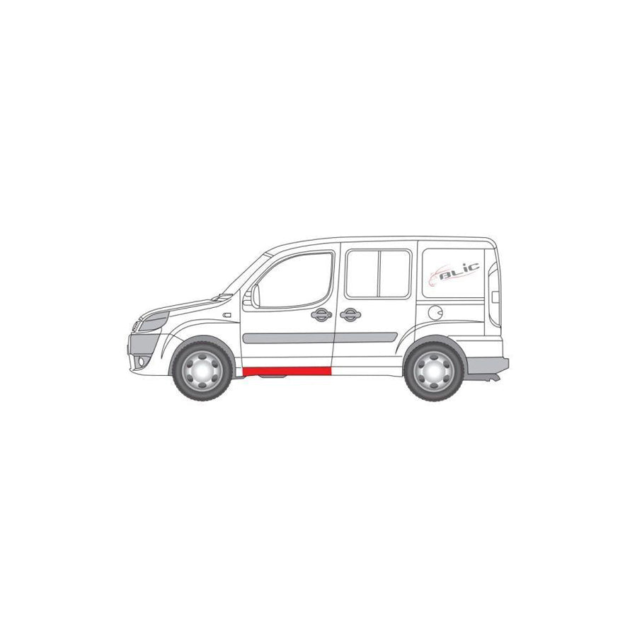 Blic 6601-01-3331802P Repair Panel For Lancia Ypsilon II (843)