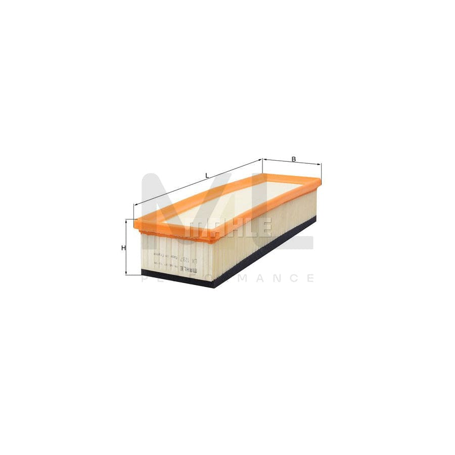 MAHLE ORIGINAL LX 1287 Air Filter Filter Insert | ML Performance Car Parts