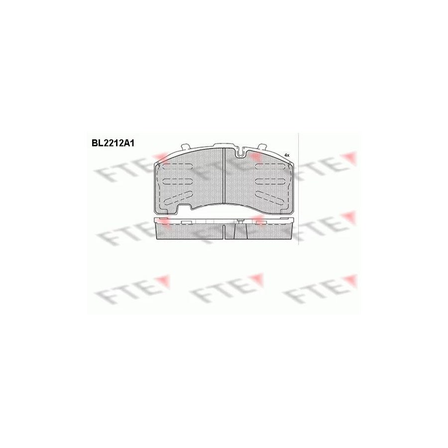 FTE Bl2212A1 Brake Pad Set