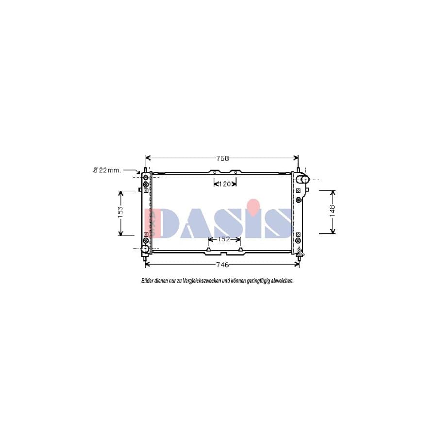 AKS Dasis 111030N Engine Radiator for Mazda 626 IV Hatchback (Ge)