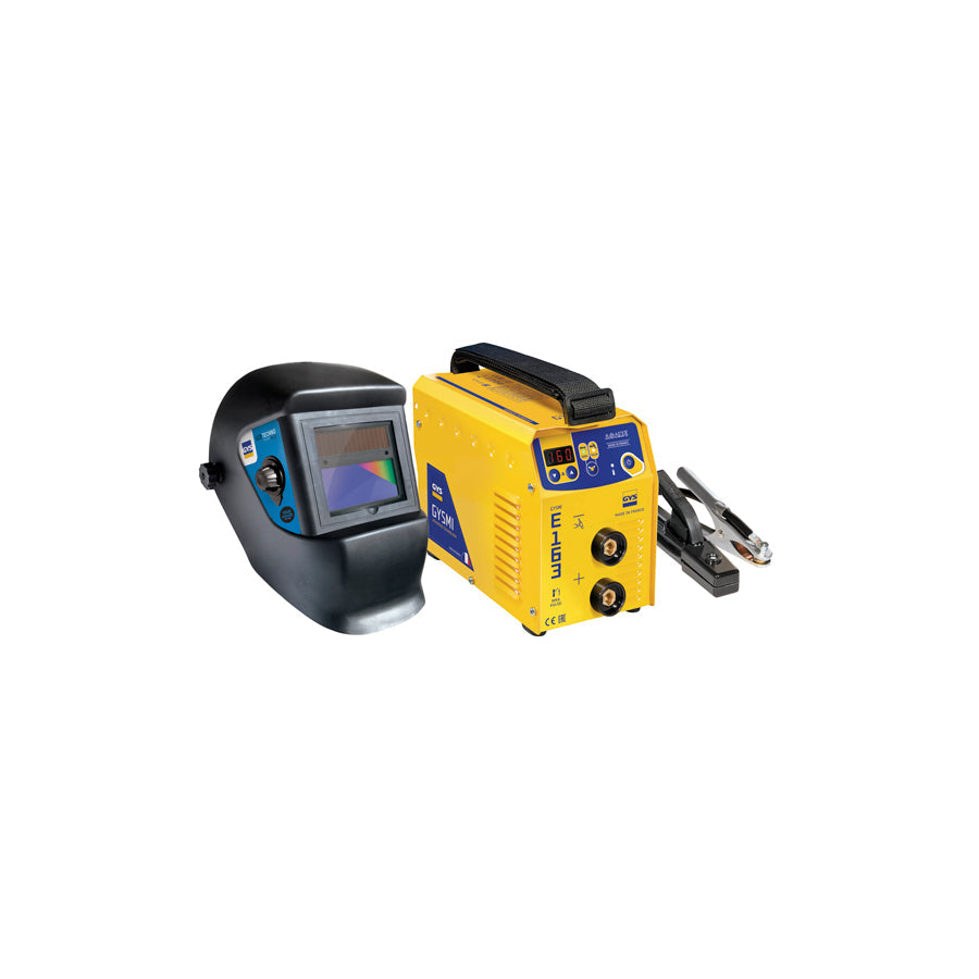Gys 013728 Bundle Gysmi E163 + Helmet Lcd 9/13 Welding Machines And Plasma Cutters