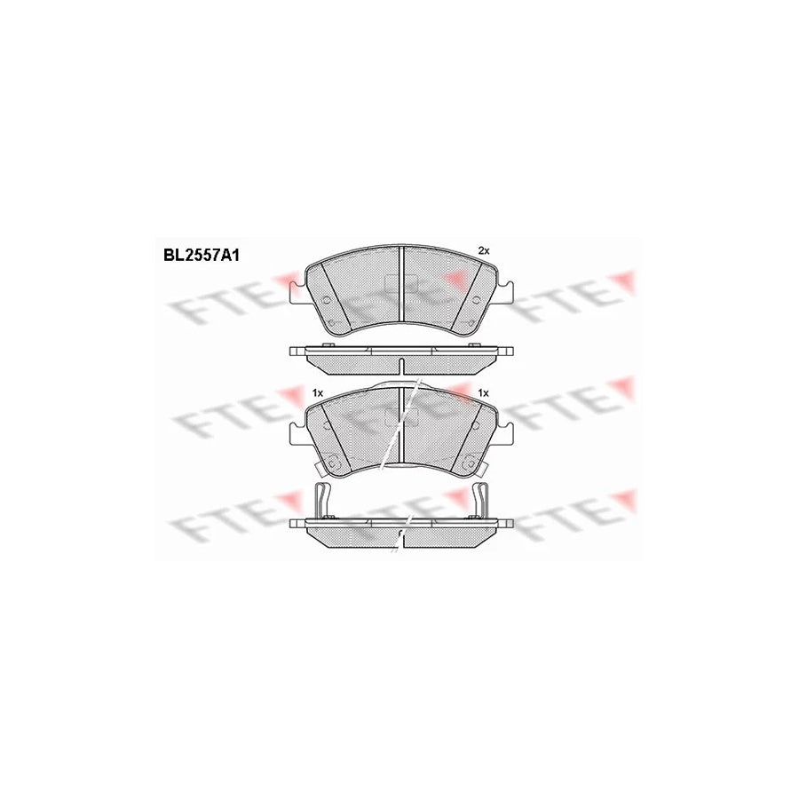 FTE 9010811 Brake Pad Set