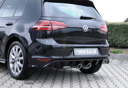 Rieger 00088102 VW Mk7-Line Golf R Rear Diffuser 4 | ML Performance UK Car Parts