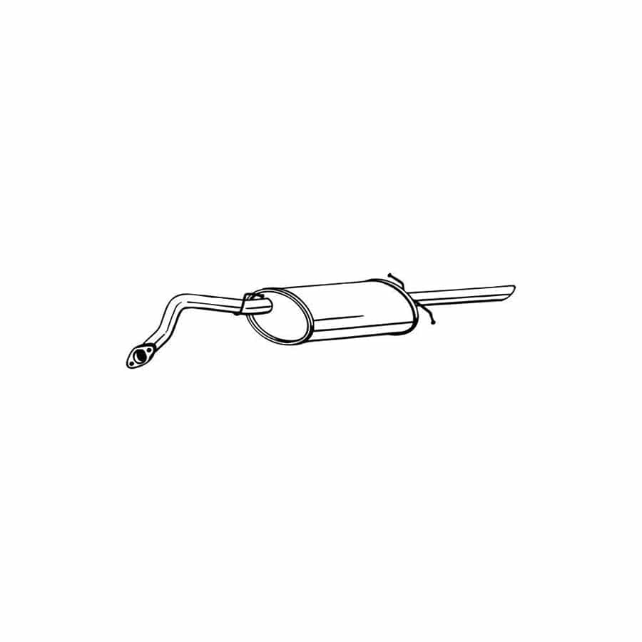 Bosal 278-875 Rear Silencer for Daewoo Lanos Saloon