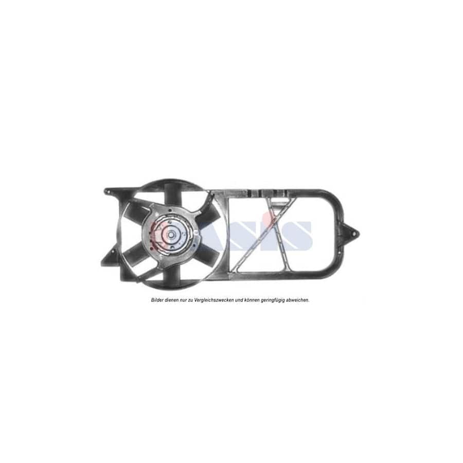 AKS Dasis 158088N Fan, Radiator for Opel Corsa B Hatchback (S93)