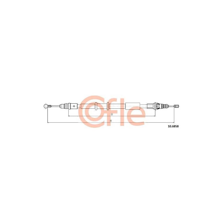 Cofle 92.10.6858 Hand Brake Cable
