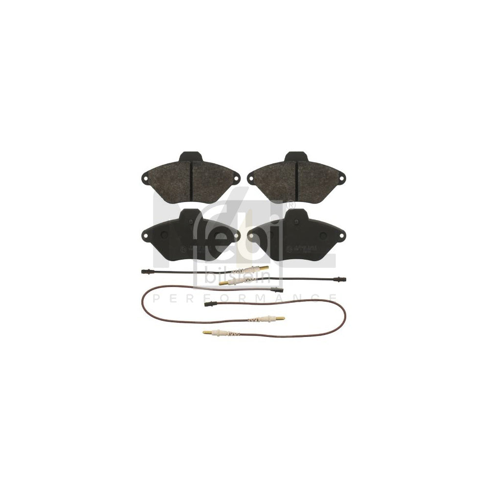 Febi Bilstein 16415 Brake Pad Set For Citroën Xantia Front Axle, Incl. Wear Warning Contact | ML Performance Car Parts
