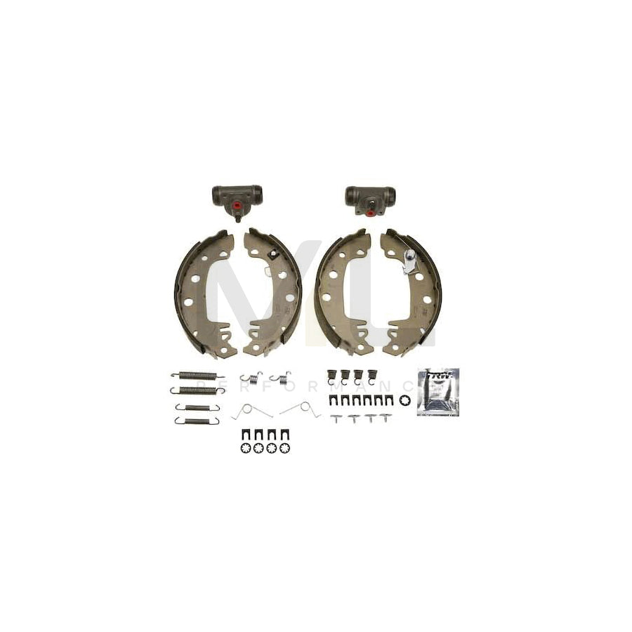 TRW Brake Kit BK1003 Brake Shoe Set with wheel brake cylinder