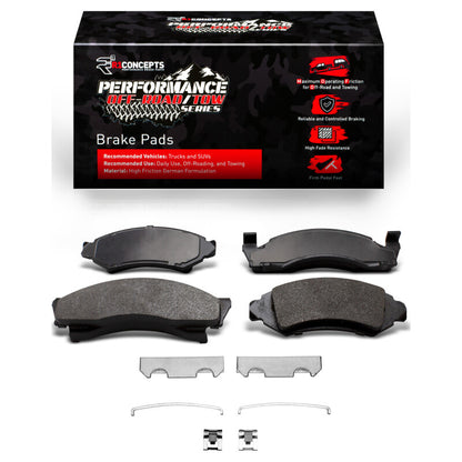 R1 Concepts R1 72-80 American Motors PaceR Front Performance Off-Road/Tow Brake Pads & Hardware Kit