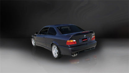 CORSA Performance Corsa 1992-1999 BMW 325i/is Coupe E36 Polished Sport Cat-Back Exhaust