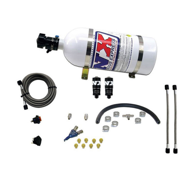 Nitrous Express Hitman EFI Single Nozzle Piranha Nitrous Kit (35-75HP) w/o Bottle