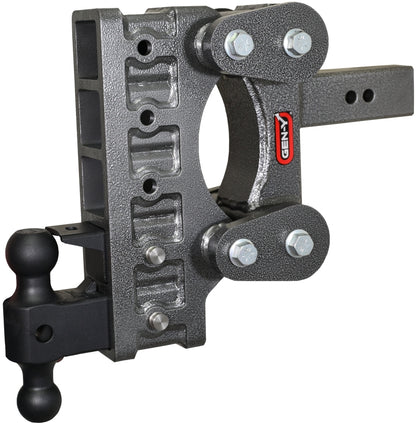 GEN-Y Hitch Gen-Y The Boss Torsion-Flex 2.5in Shank 9in Drop 21K Hitch w/GH-061 Dual-Ball/GH-062 Pintle Lock